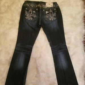 MISS ME SIZE 30 SLIM BOOT CUT JEANS